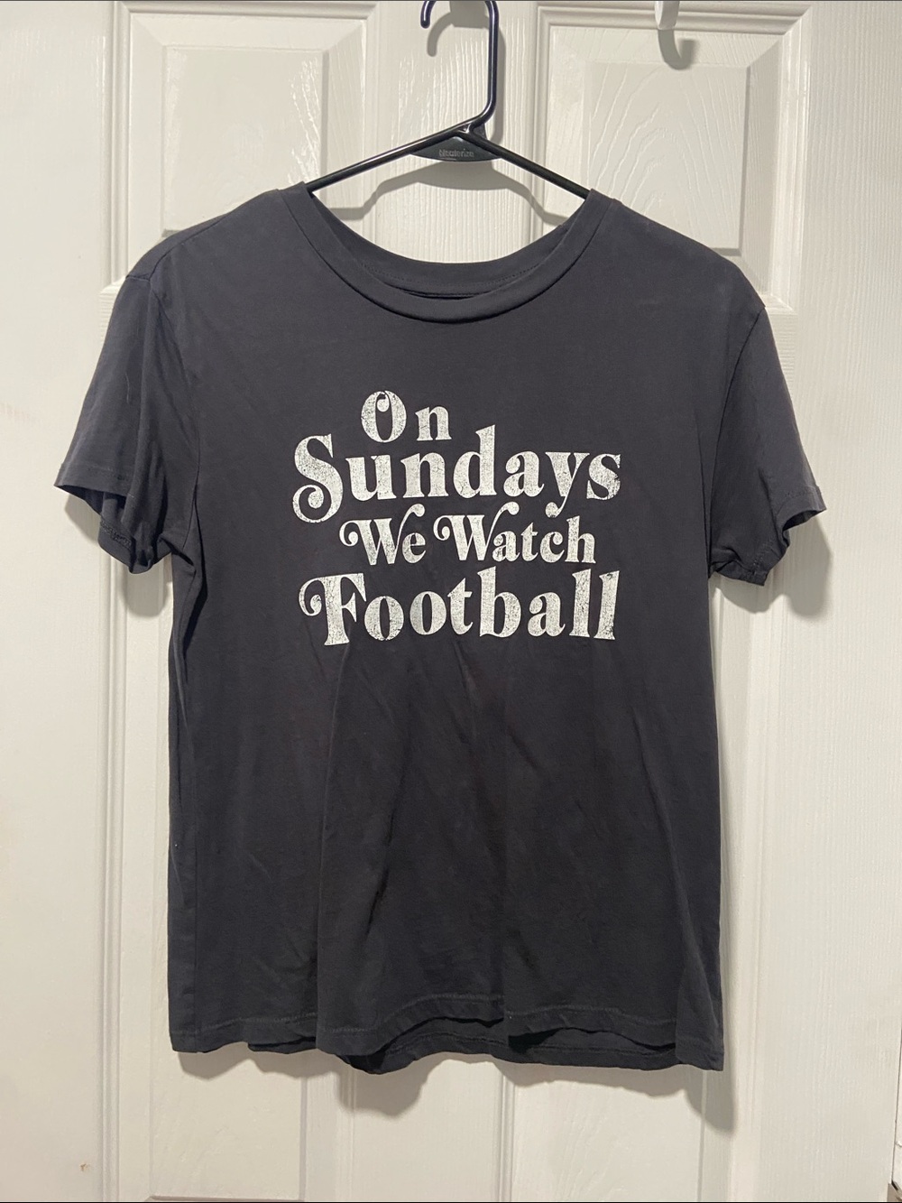Fifth Sun Black 'On Sundays We Watch Football' Graphic Tee